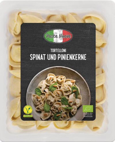 Produktfoto zu -15% Frische Tortelloni mit Spinat und Pinienkernen (250g)  MHD 15.08.26