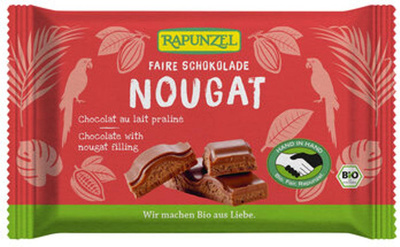 Produktfoto zu Nougat Schokolade (100g)