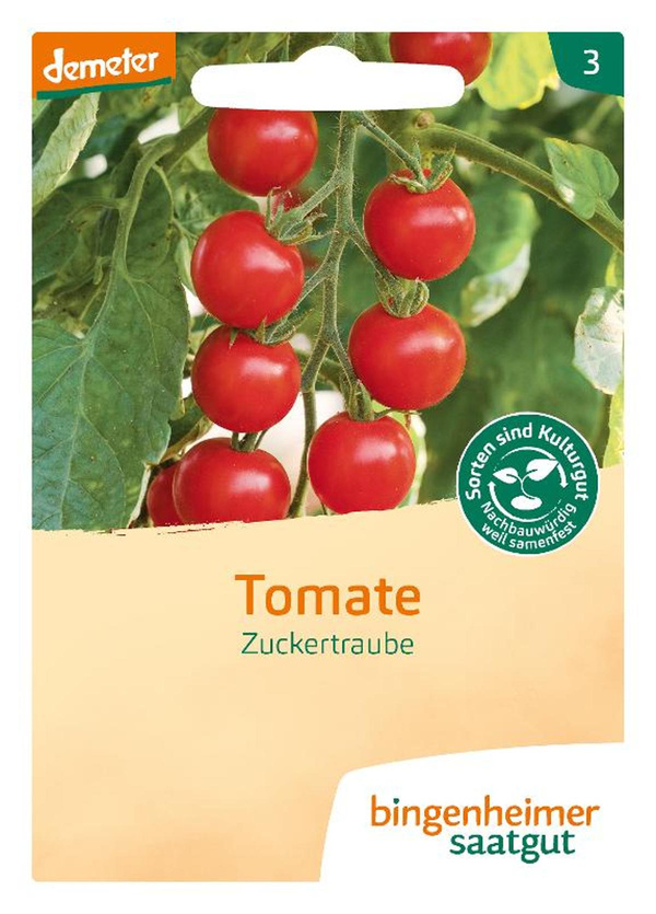 Produktfoto zu Saatgut Cocktailtomate "Zuckertraube"