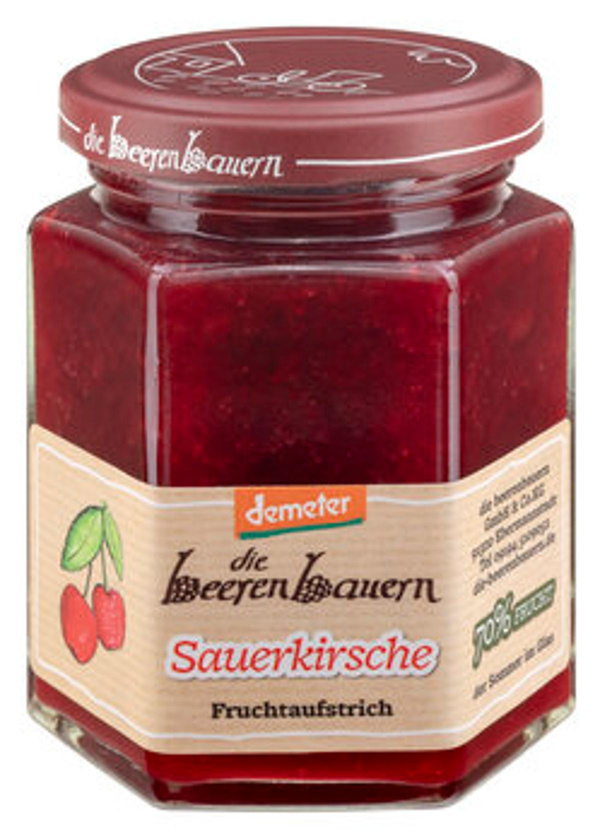 Produktfoto zu Beeerenbauern FruchtaufstrichSauerkirsche (200g)