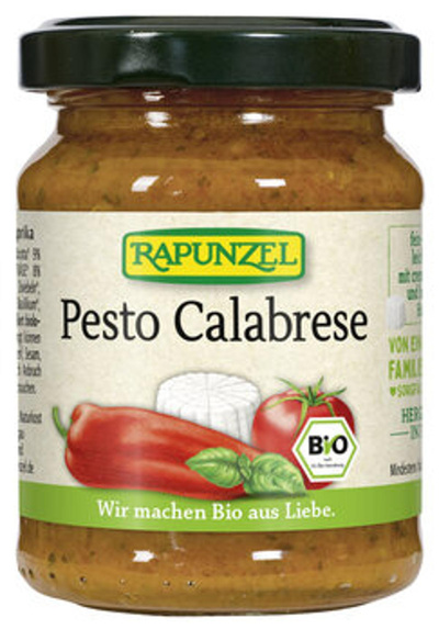 Produktfoto zu Pesto Calabrese, vegan (130ml)