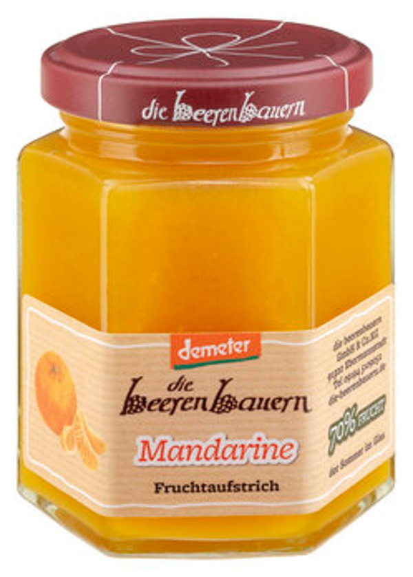 Produktfoto zu Beerenbauern Fruchtaufstrich Mandarine (200g)
