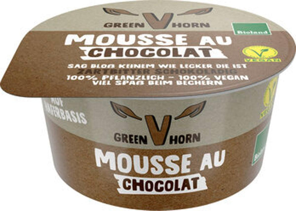 Produktfoto zu Veganes Hafermilch Mousse au Chocolat noir (100g)