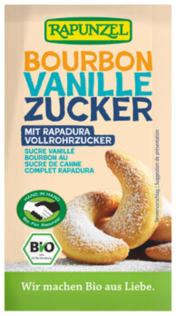 Produktfoto zu Bourbon Vanillezucker mit Rapadura (8g)