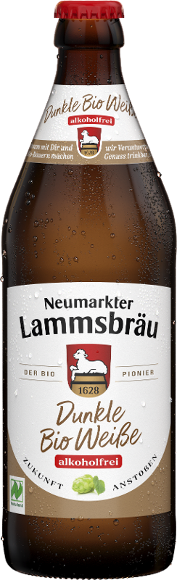 Produktfoto zu Lammsbräu Dunkle Weisse alkoholfrei (0,5L)