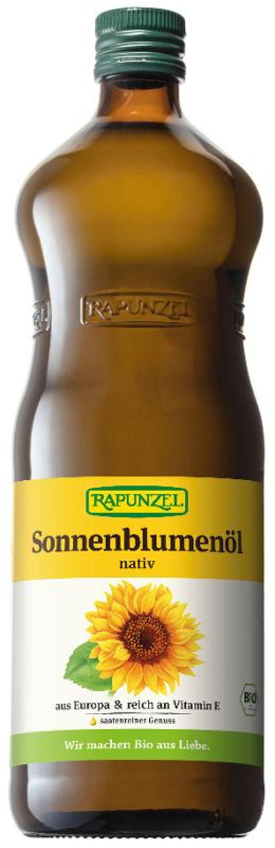Produktfoto zu Sonnenblumenöl nativ (1L)