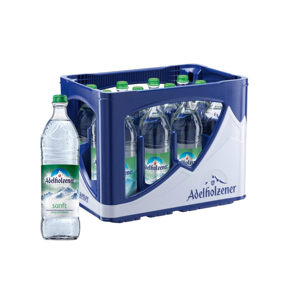 Produktfoto zu Adelholzener Sanft mit wenig Kohlensäure (12x0,75L-Glas)