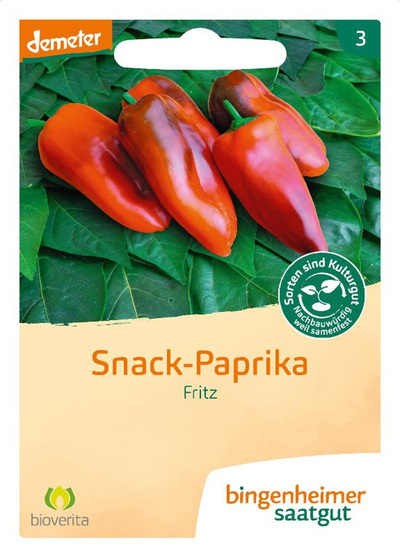 Produktfoto zu Saatgut Paprika "Fritz"