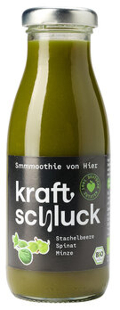 Produktfoto zu Smoothie Stachelbeere Spinat Minze (0,25l)