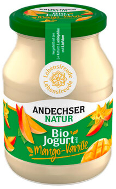 Produktfoto zu -15% Fruchtjoghurt Mango Vanille (500g) | MHD 11.07.26