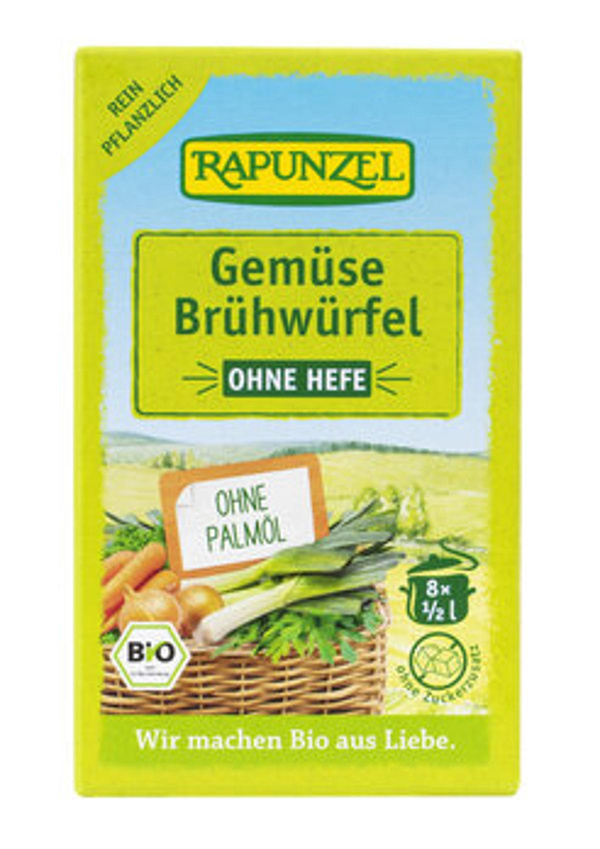 Produktfoto zu Gemüse-Brühwürfel, ohne Hefe (8 Würfel)