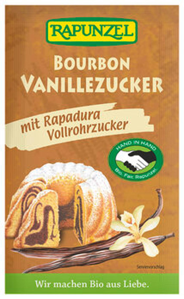 Produktfoto zu Bourbon Vanillezucker mit Rapadura (8g)