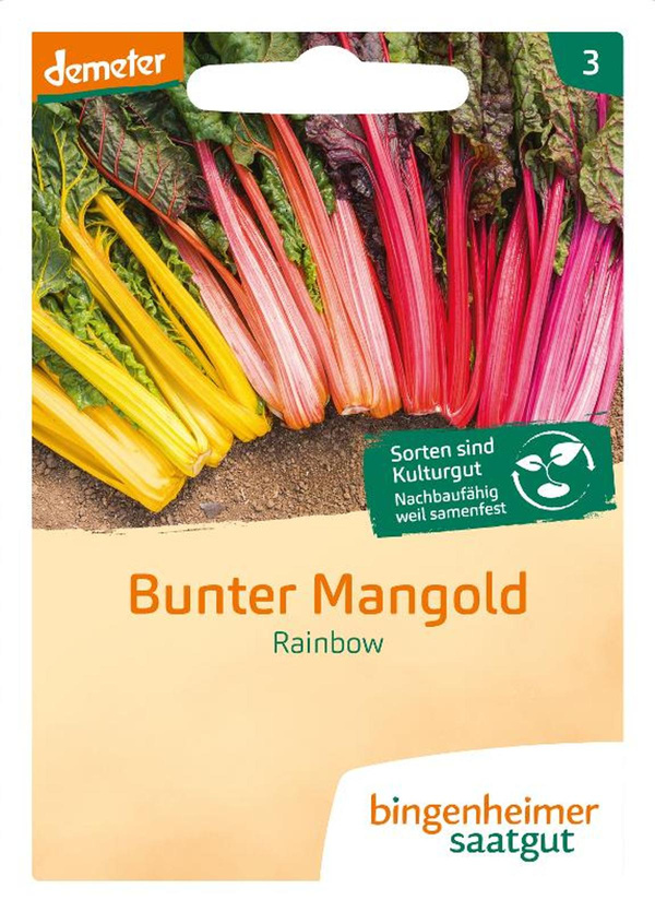 Produktfoto zu Saatgut Bunter Mangold "Rainbow"