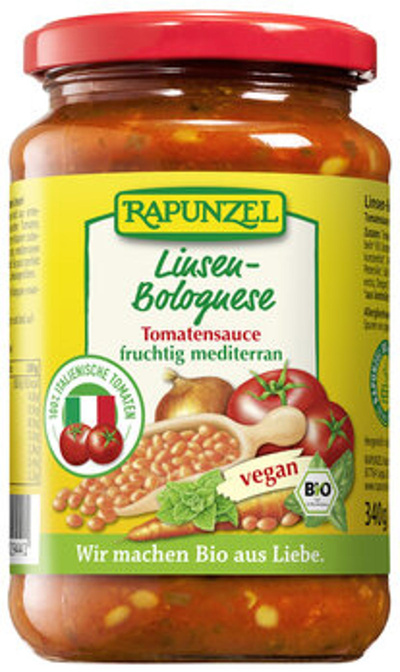 Produktfoto zu Tomatensauce Linsen-Bolognese (325ml)