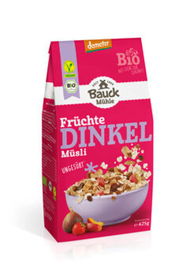 Produktfoto zu Dinkel Müsli Früchtezart (425g)