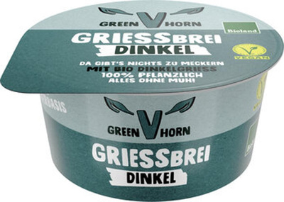 Produktfoto zu Veganer Dinkelmilch Grießbrei (150g)