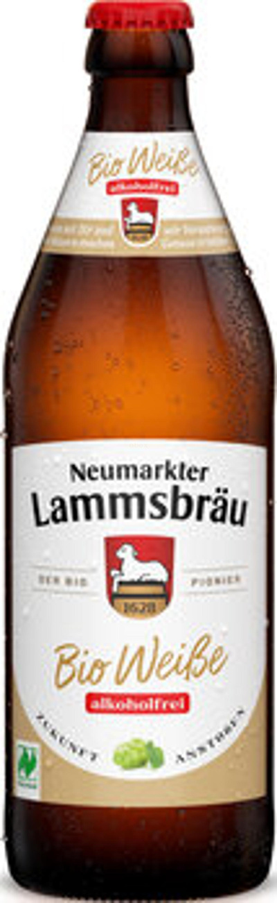 Produktfoto zu Lammsbräu Weiße Alkoholfrei (0,5L)