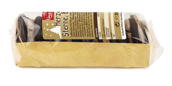 Produktfoto zu Lebkuchen Herzen, Sterne, Brezeln (200g)