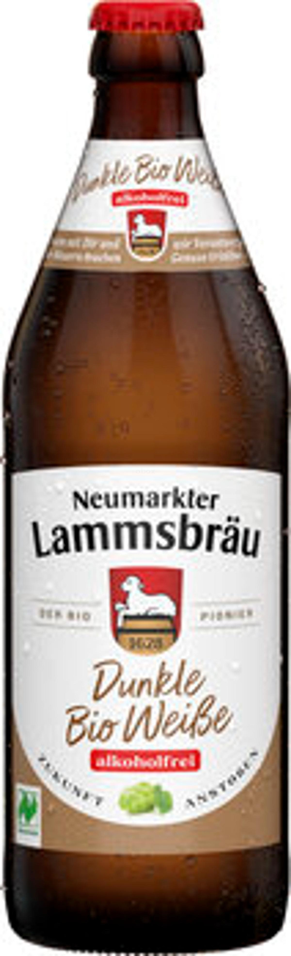 Produktfoto zu Lammsbräu Dunkle Weisse alkoholfrei (0,5L)