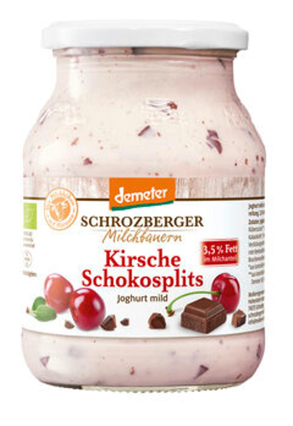 Produktfoto zu Saisonjoghurt Kirsch Schokosplits (500g)