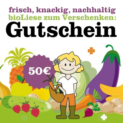 Produktfoto zu Geschenkgutschein 50€
