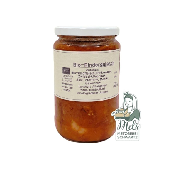 Produktfoto zu Rindergulasch im Glas (680g)