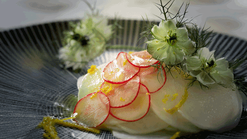 Rezeptbild für Rübchen Carpaccio