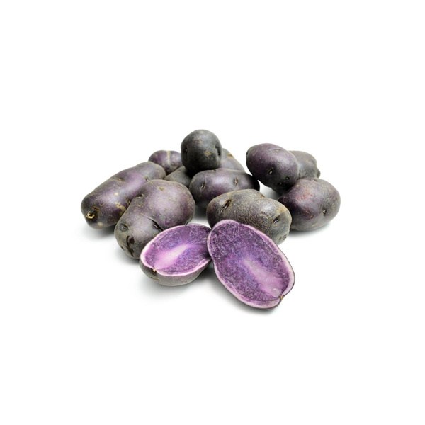 Produktfoto zu Speisekartoffel Blauer Schwede