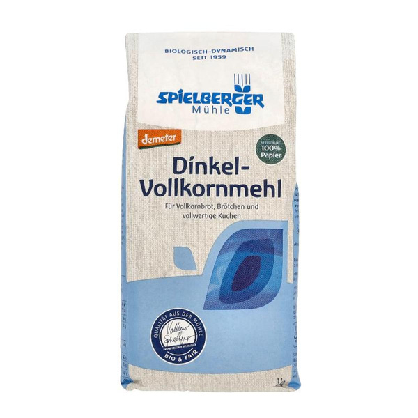 Produktfoto zu Dinkel-Vollkornmehl (1kg)