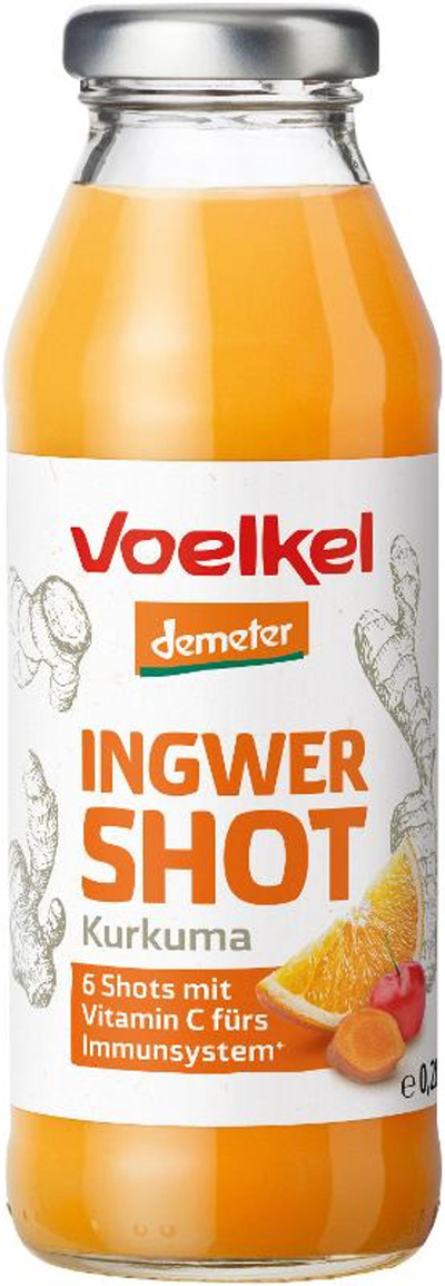 Produktfoto zu Shot Ingwer & Kurkuma (0,28L)