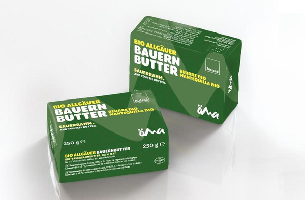 Produktfoto zu Allgäuer Bauernbutter Sauerrahm (250g)