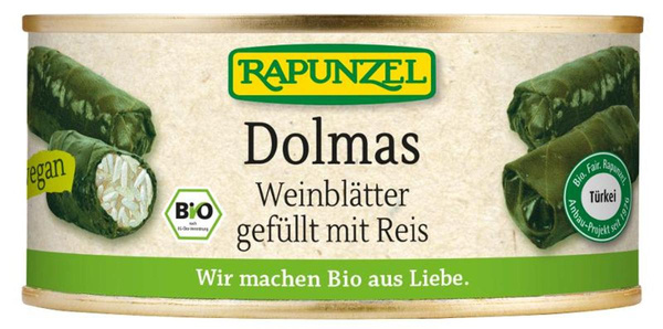Produktfoto zu Dolmas, mit Reis gefüllte Weinblätter (280g)