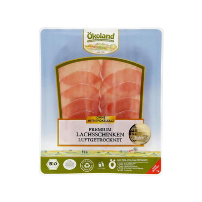 Produktfoto zu Bio-Premium Lachsschinken luftgetrocknet (80g)