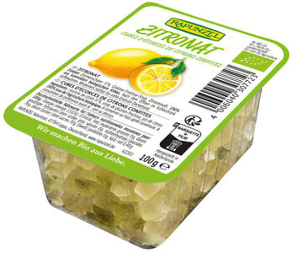Produktfoto zu Zitronat gewürfelt (100g)