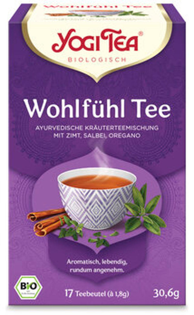 Produktfoto zu Yogi Tea Wohlfühltee (17 Beutel)