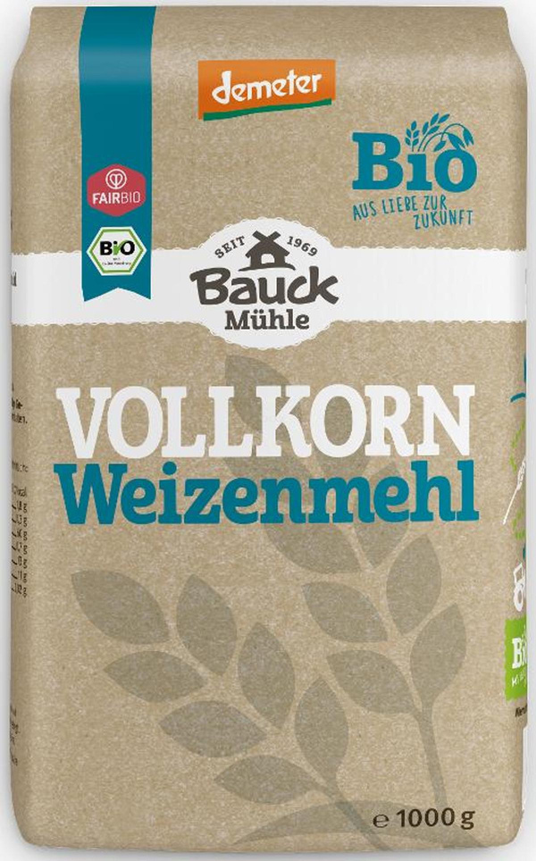 Produktfoto zu Weizenmehl Vollkorn (1kg)