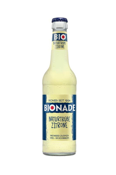 Produktfoto zu BIONADE naturtrübe Zitrone (0,33l)