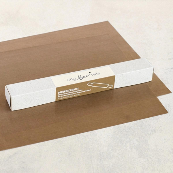 Produktfoto zu Dauerbackmatte, braun (33x40cm) 2er-Set