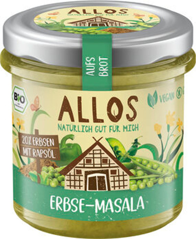 Produktfoto zu aufs Brot Erbse Masala (140g)