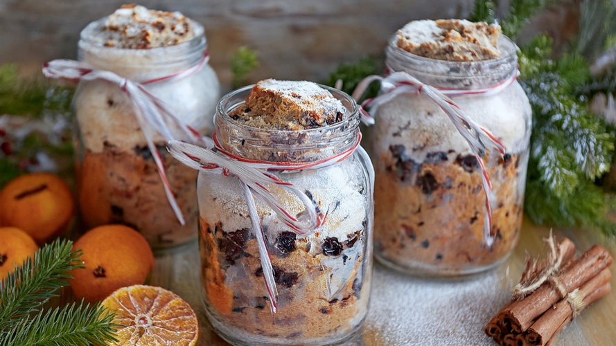Rezeptbild für Stollen im Glas