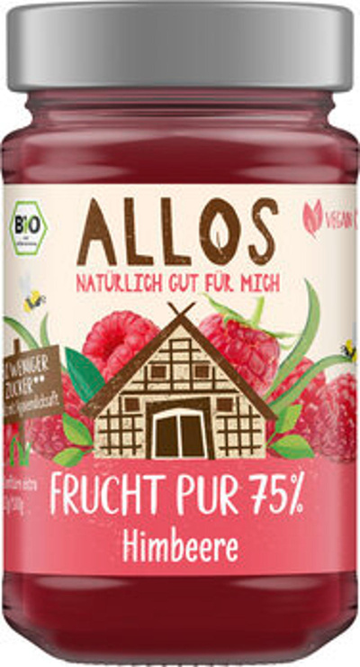 Produktfoto zu Frucht Pur 75% Himbeere (250g)