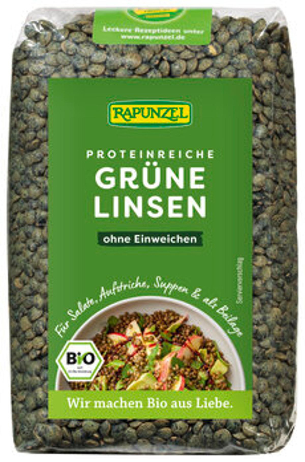Produktfoto zu Grüne Linsen (500g)