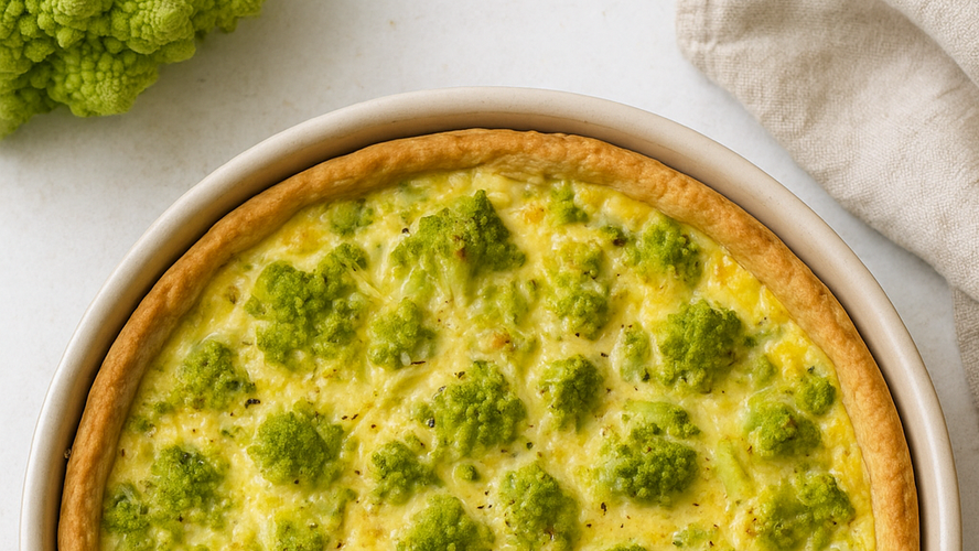 Rezeptbild für Quiche mit Romanesco
