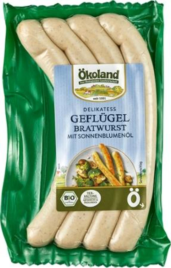 Produktfoto zu Geflügel-Bratwürstchen (9 Stück)