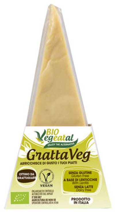 Produktfoto zu GrattaVeg Alternative zu Hartkäse am Stück (200g)