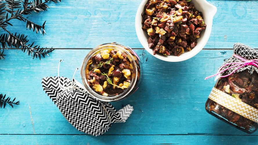 Rezeptbild für Oliven-Zimt-Feigen-Tapenade