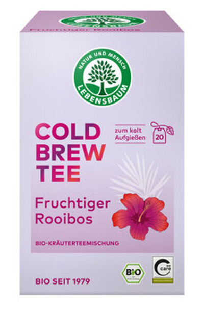 Produktfoto zu Cold Brew Fruchtiger Rooibos Tee im Beutel (50g)