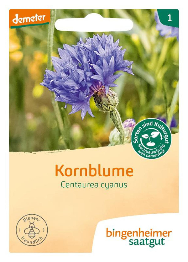 Produktfoto zu Saatgut Kornblume "Centaurea cyanus", blau