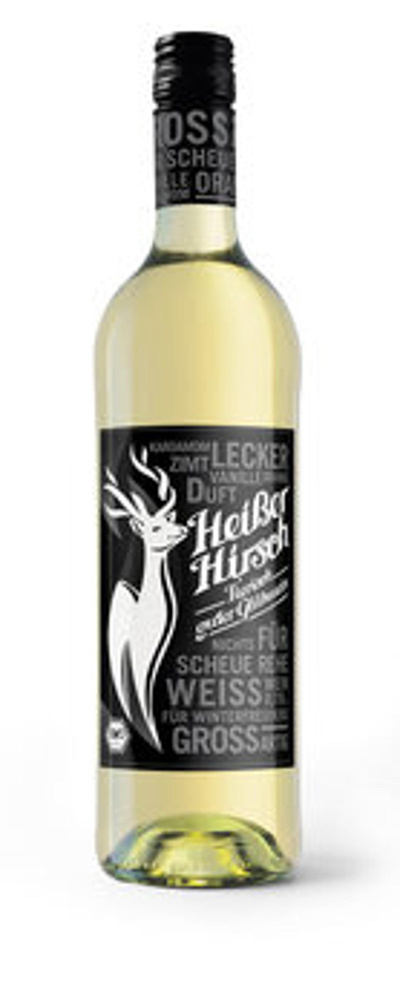 Produktfoto zu Heißer Hirsch weiß (0,75L)