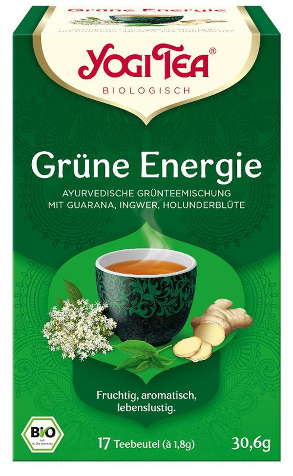 Produktfoto zu Yogi Tea Grüne Energie (17x2g)